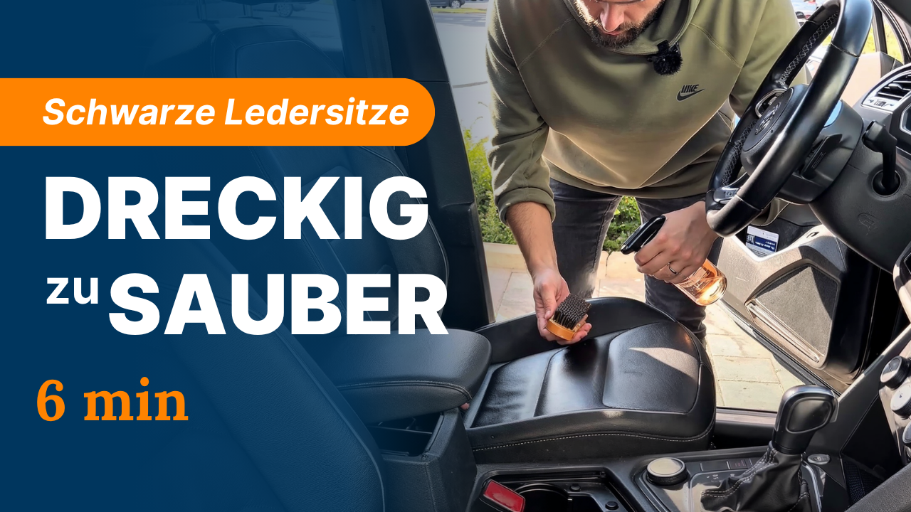 So reinige ich Ledersitze im Auto – Schritt für Schritt mit dem AntiDirt Leather Cleaner