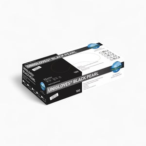 Unigloves BLACK PEARL Nitrilhandschuhe schwarz XL, 100 Stk.