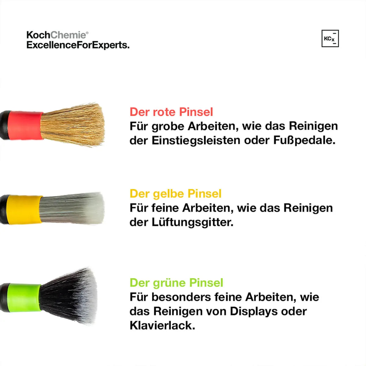 Koch Chemie Interior Brush Set