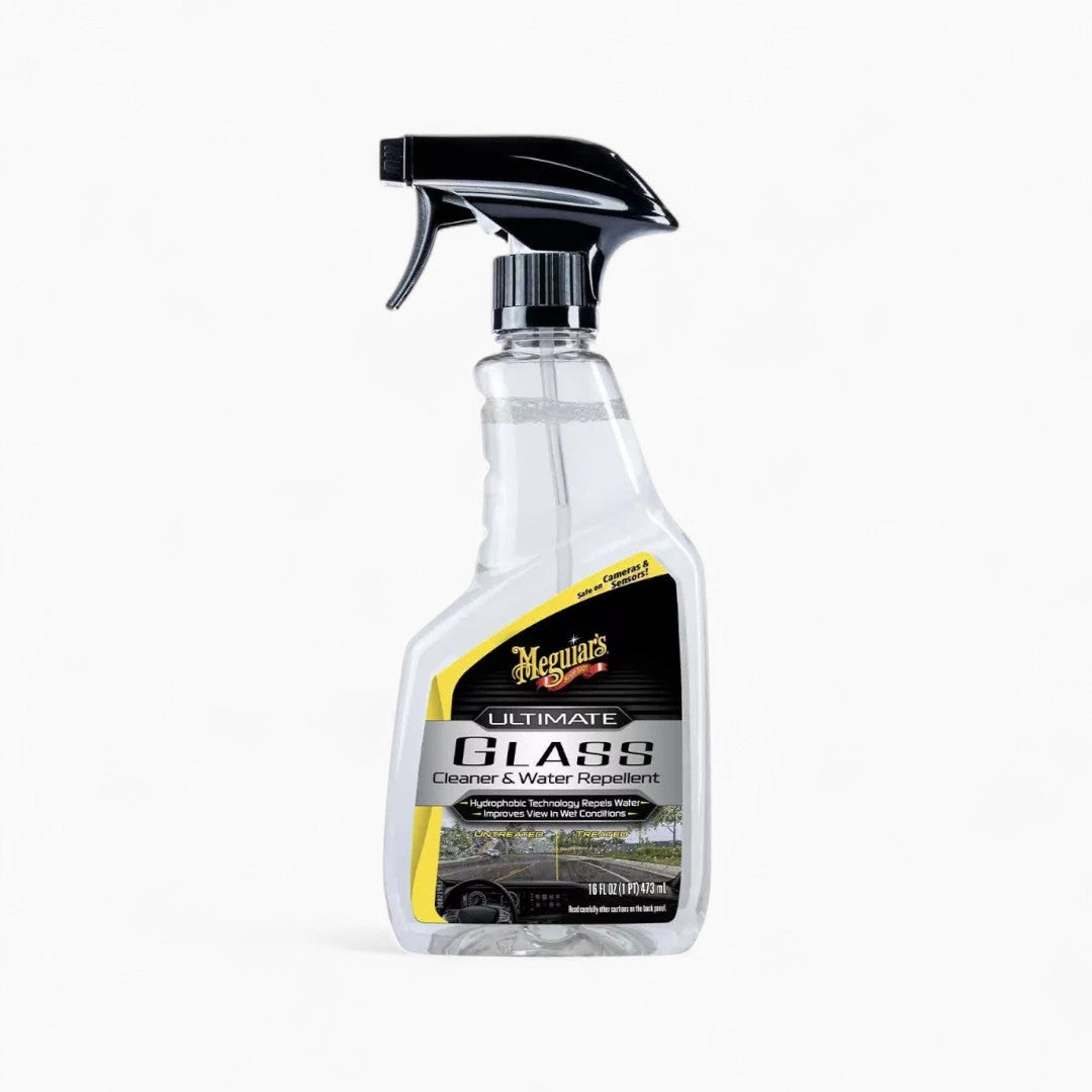 Nettoyant pour vitres Meguiars Ultimate et nettoyant pour vitres hydrofuge 473 ml