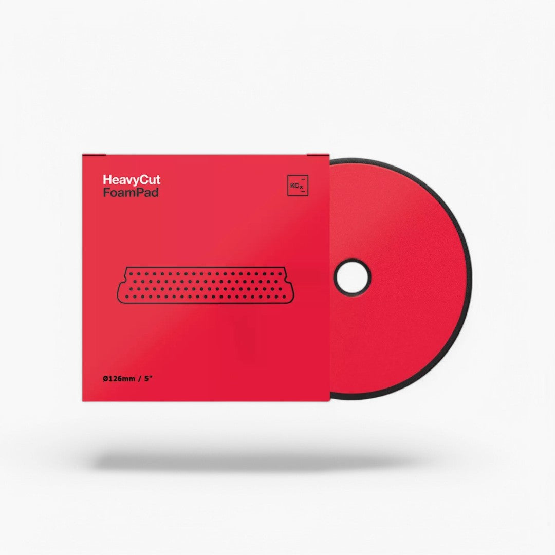 Koch Chemie Heavy Cut Foam Pad Rouge 126 mm