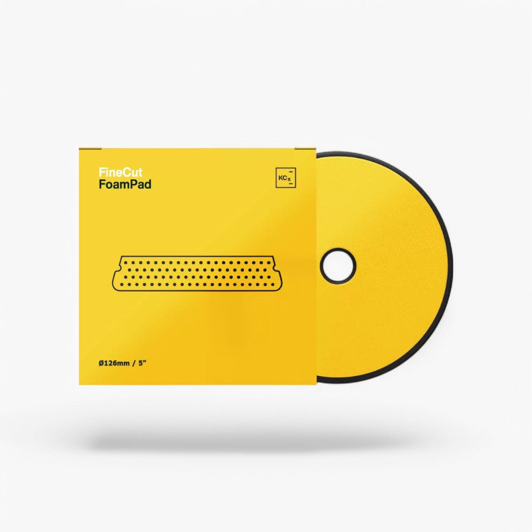 Koch Chemie Fine Cut Foam Pad Jaune 126 mm