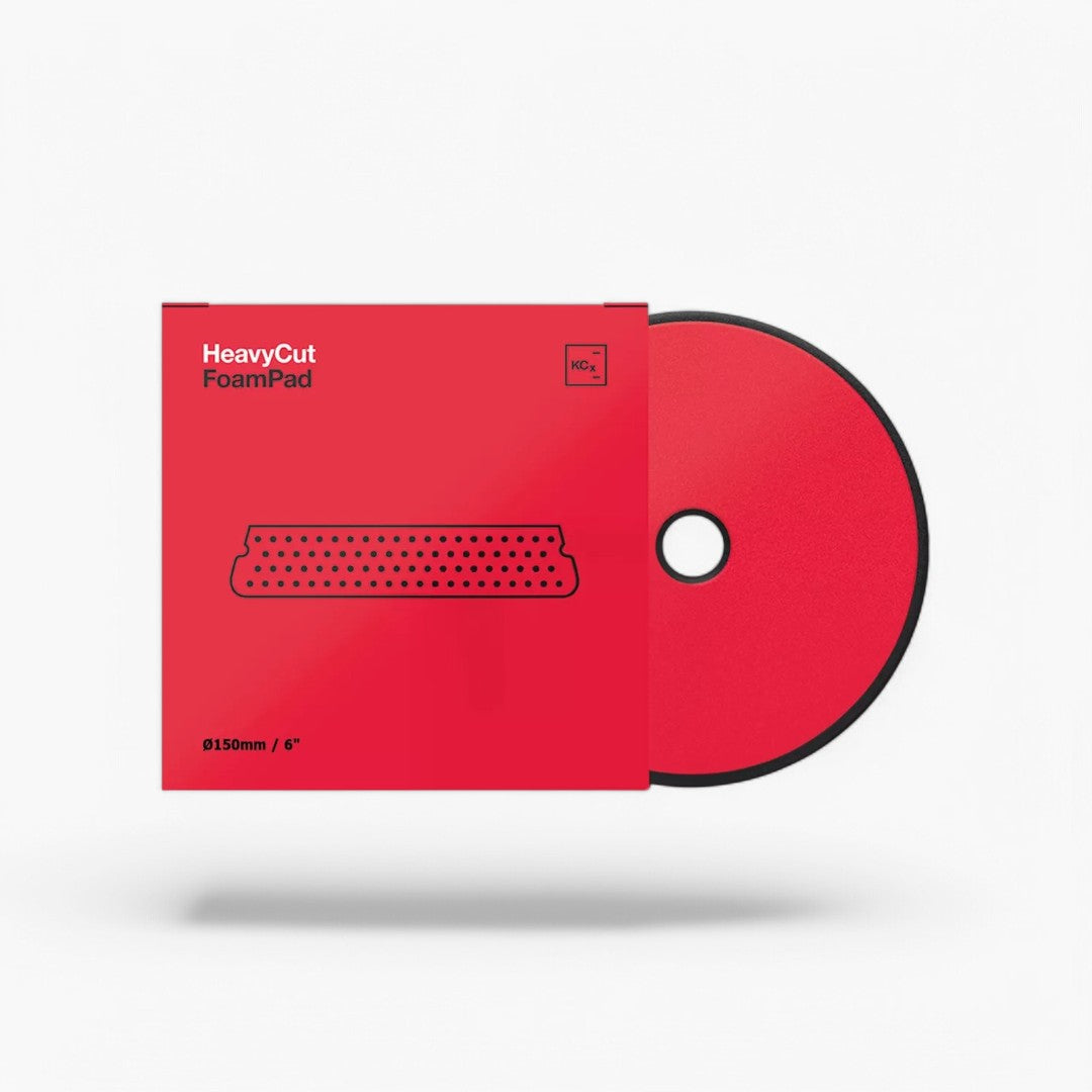 Koch Chemie Heavy Cut Foam Pad Rouge 150 mm