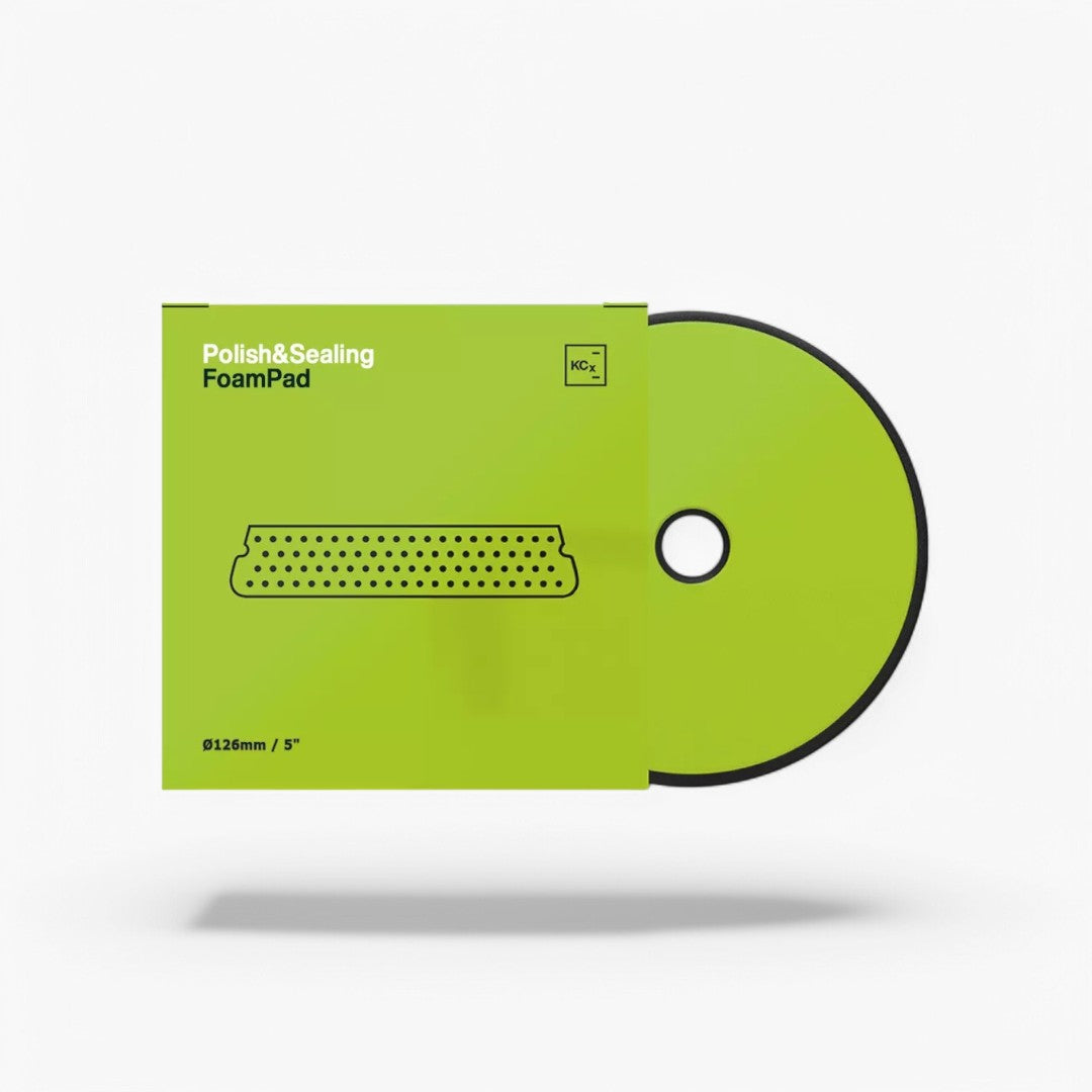 Koch Chemie Polish &amp; Sealing Foam Pad éponge de polissage Ø126mm verte