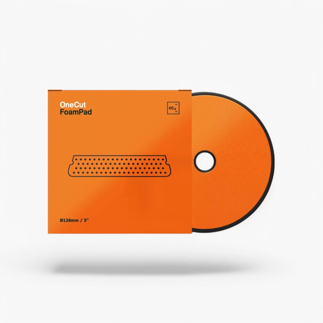 Éponge de polissage en mousse One Cut de Koch Chemie Ø 126 mm, orange