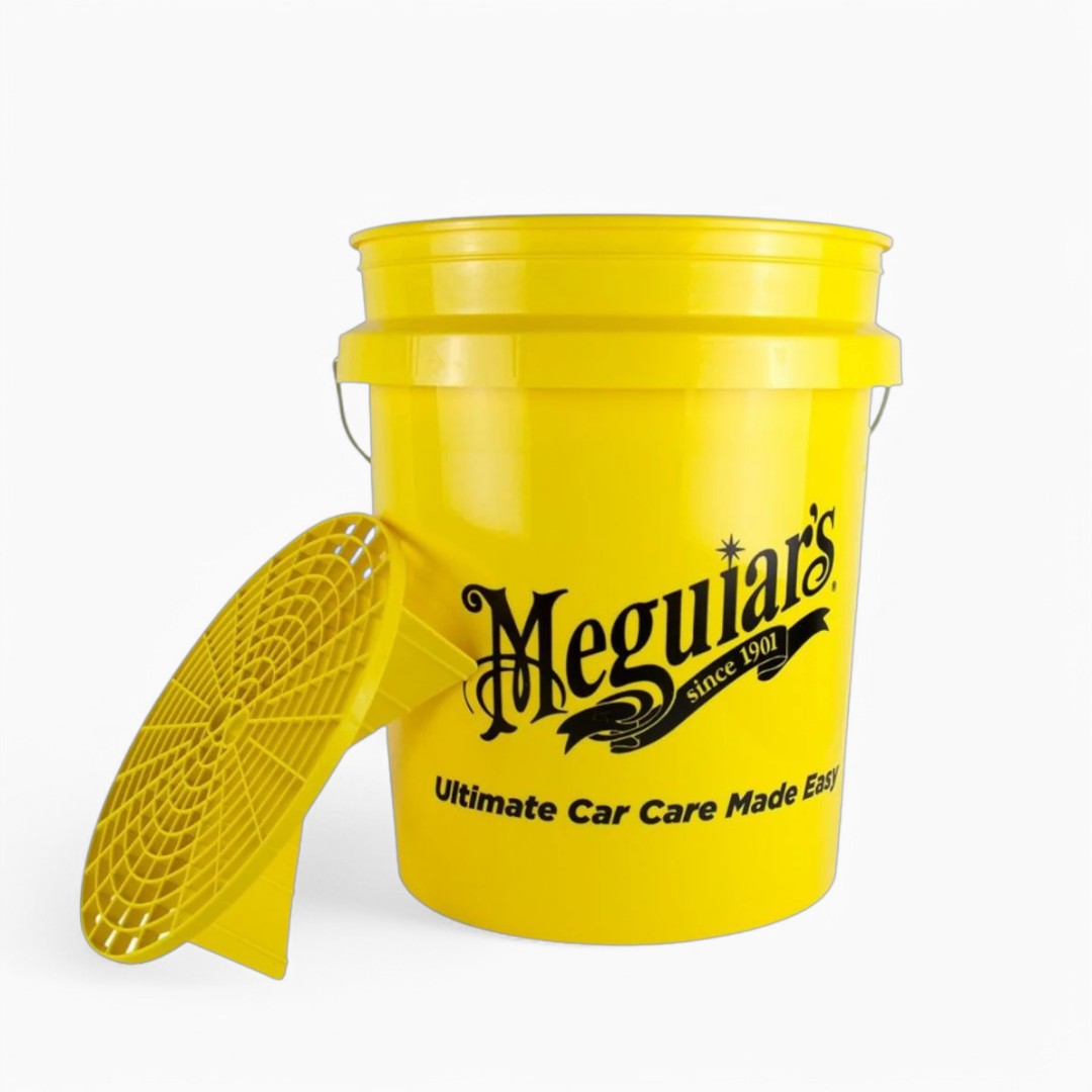 Meguiars Grit Guard seau de lavage jaune avec insert 18,9 litres