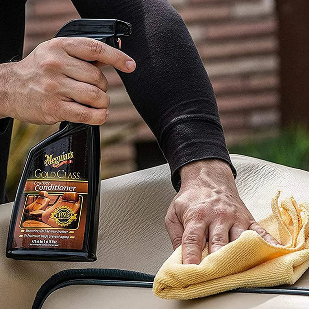 Après-shampoing pour cuir Meguiars Gold Class, soin du cuir, 473 ml