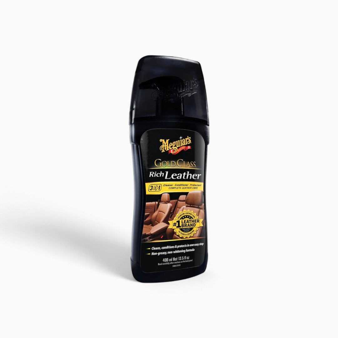 Soin du cuir 3 en 1 Meguiars Gold Class Rich Leather 400 ml