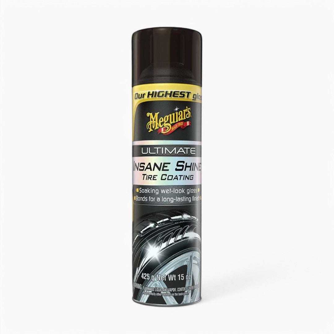 Revêtement pour pneus Meguiars Ultimate Insane Shine, soin pour pneus, 386 ml